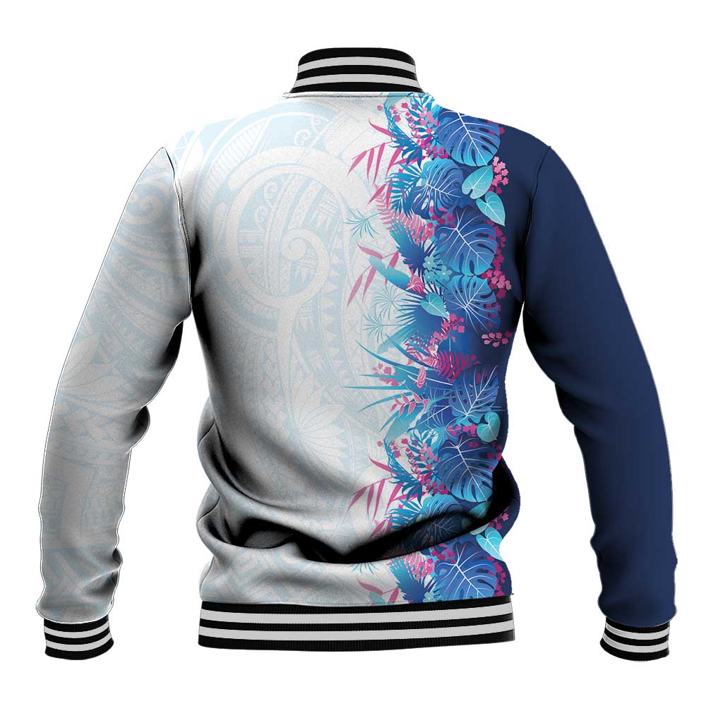 Hawaii Tropical Plant UliUli Baseball Jacket Vibrant Polynesian Pattern LT01 - Polynesian Pride