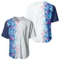 Hawaii Tropical Plant UliUli Baseball Jersey Vibrant Polynesian Pattern LT01 - Polynesian Pride