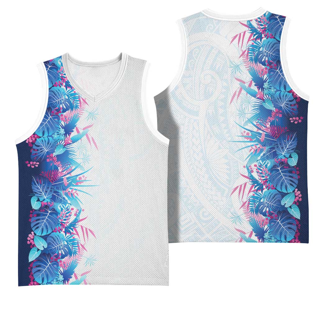 Hawaii Tropical Plant UliUli Basketball Jersey Vibrant Polynesian Pattern LT01 - Polynesian Pride