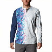 Hawaii Tropical Plant UliUli Button Sweatshirt Vibrant Polynesian Pattern LT01 - Polynesian Pride
