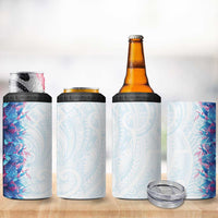 Hawaii Tropical Plant UliUli 4 in 1 Can Cooler Tumbler Vibrant Polynesian Pattern LT01 - Polynesian Pride