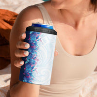 Hawaii Tropical Plant UliUli 4 in 1 Can Cooler Tumbler Vibrant Polynesian Pattern LT01 - Polynesian Pride