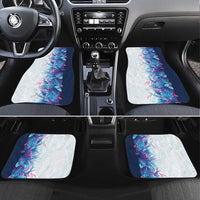 Hawaii Tropical Plant UliUli Car Mats Vibrant Polynesian Pattern LT01 Set 4pcs Blue - Polynesian Pride