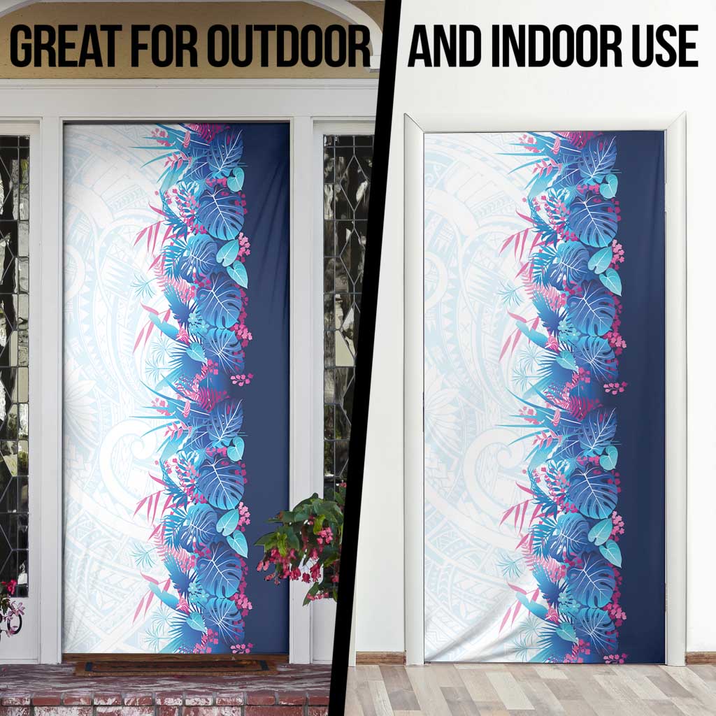 Hawaii Tropical Plant UliUli Door Cover Vibrant Polynesian Pattern LT01 - Polynesian Pride