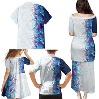 Hawaii Tropical Plant UliUli Family Matching Puletasi and Hawaiian Shirt Vibrant Polynesian Pattern LT01 - Polynesian Pride