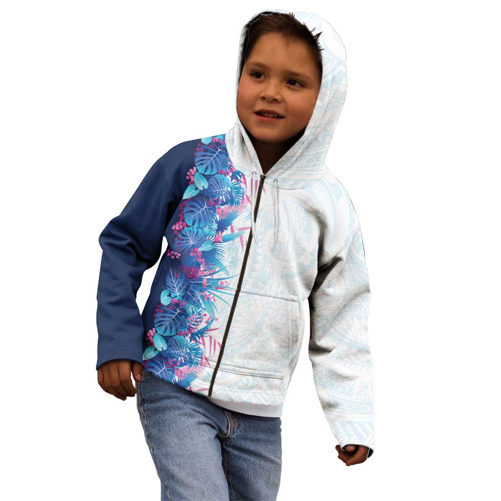 Hawaii Tropical Plant UliUli Kid Hoodie Vibrant Polynesian Pattern LT01 - Polynesian Pride