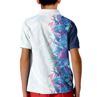 Hawaii Tropical Plant UliUli Kid Polo Shirt Vibrant Polynesian Pattern LT01 - Polynesian Pride