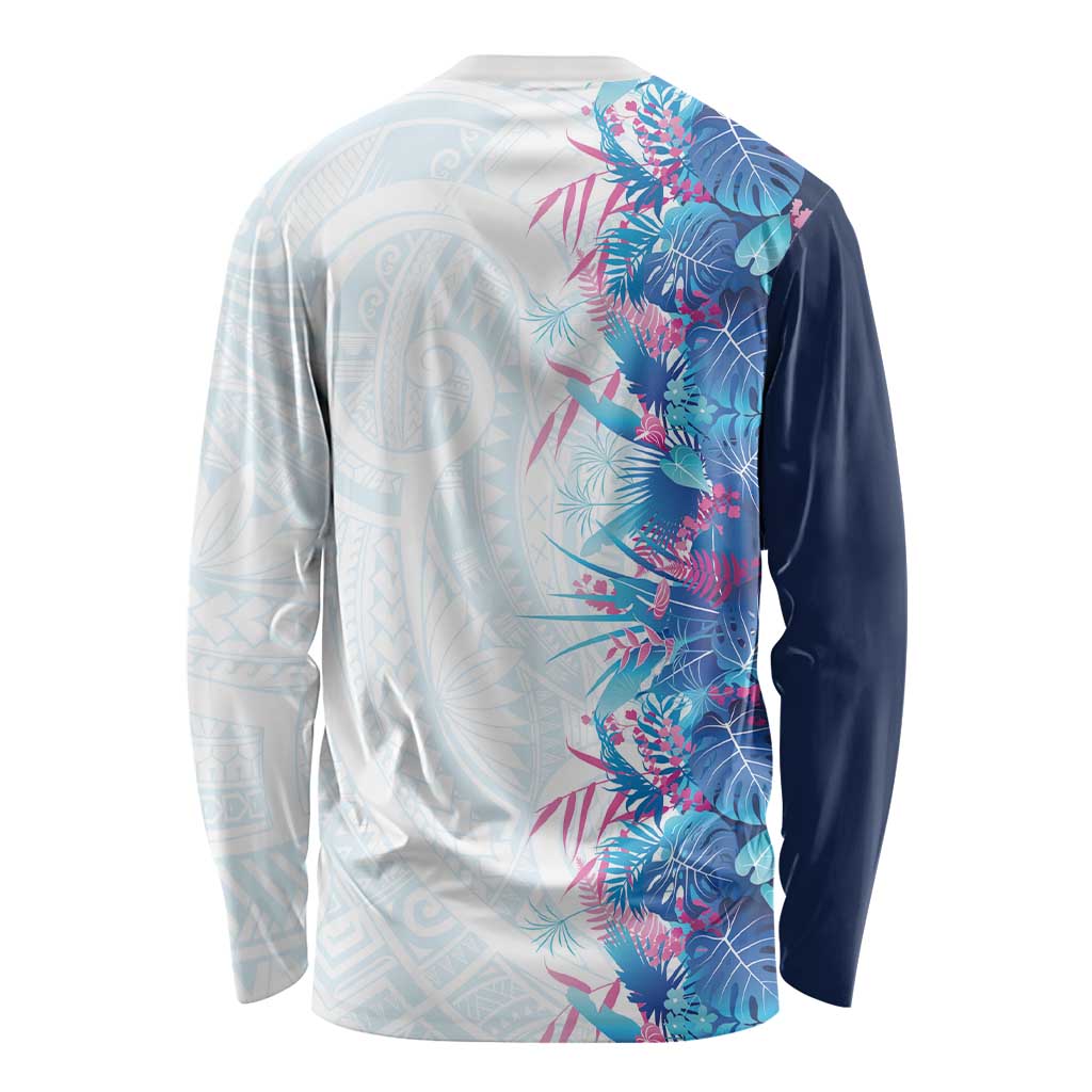 Hawaii Tropical Plant UliUli Long Sleeve Shirt Vibrant Polynesian Pattern LT01 - Polynesian Pride