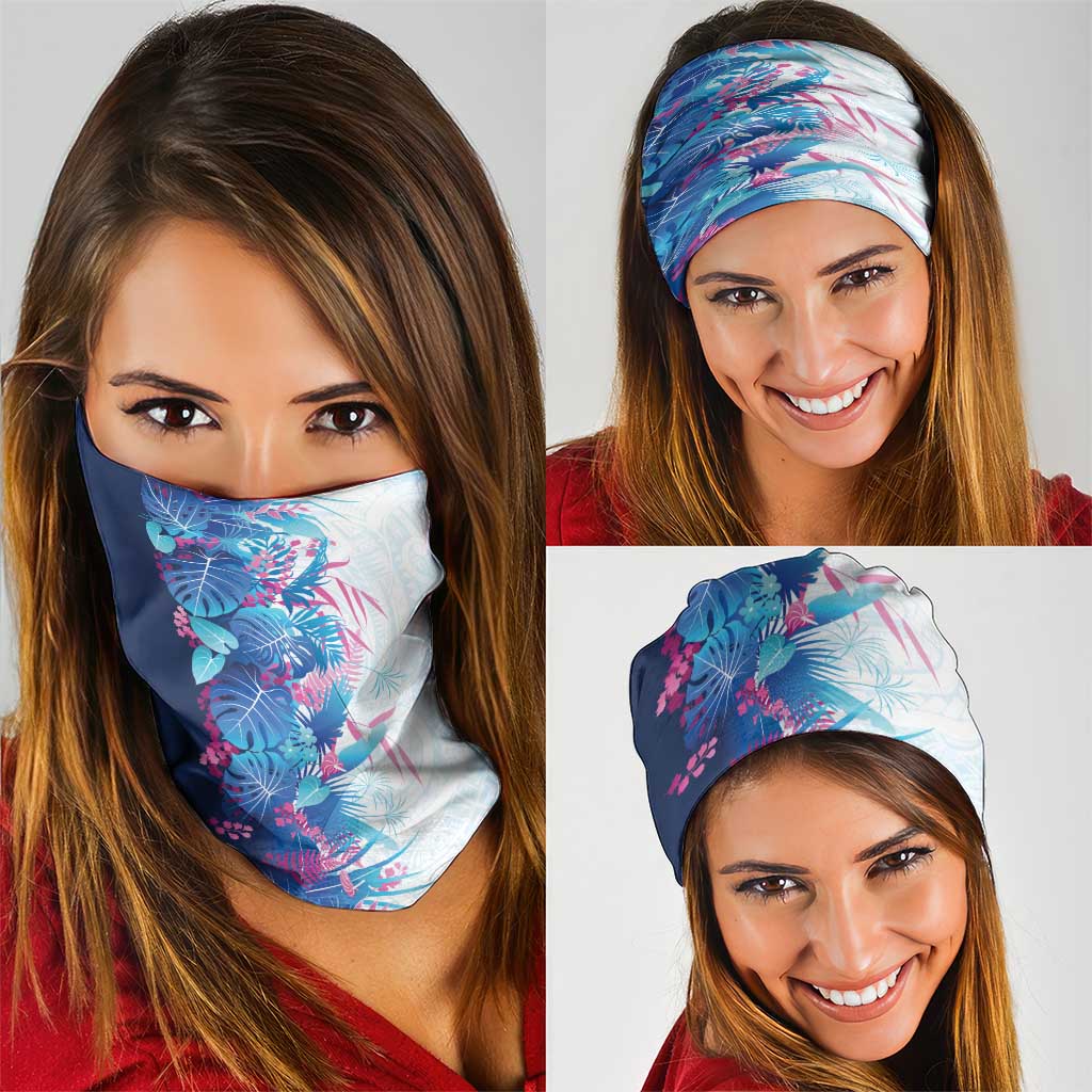 Hawaii Tropical Plant UliUli Neck Gaiter Vibrant Polynesian Pattern LT01 - Polynesian Pride