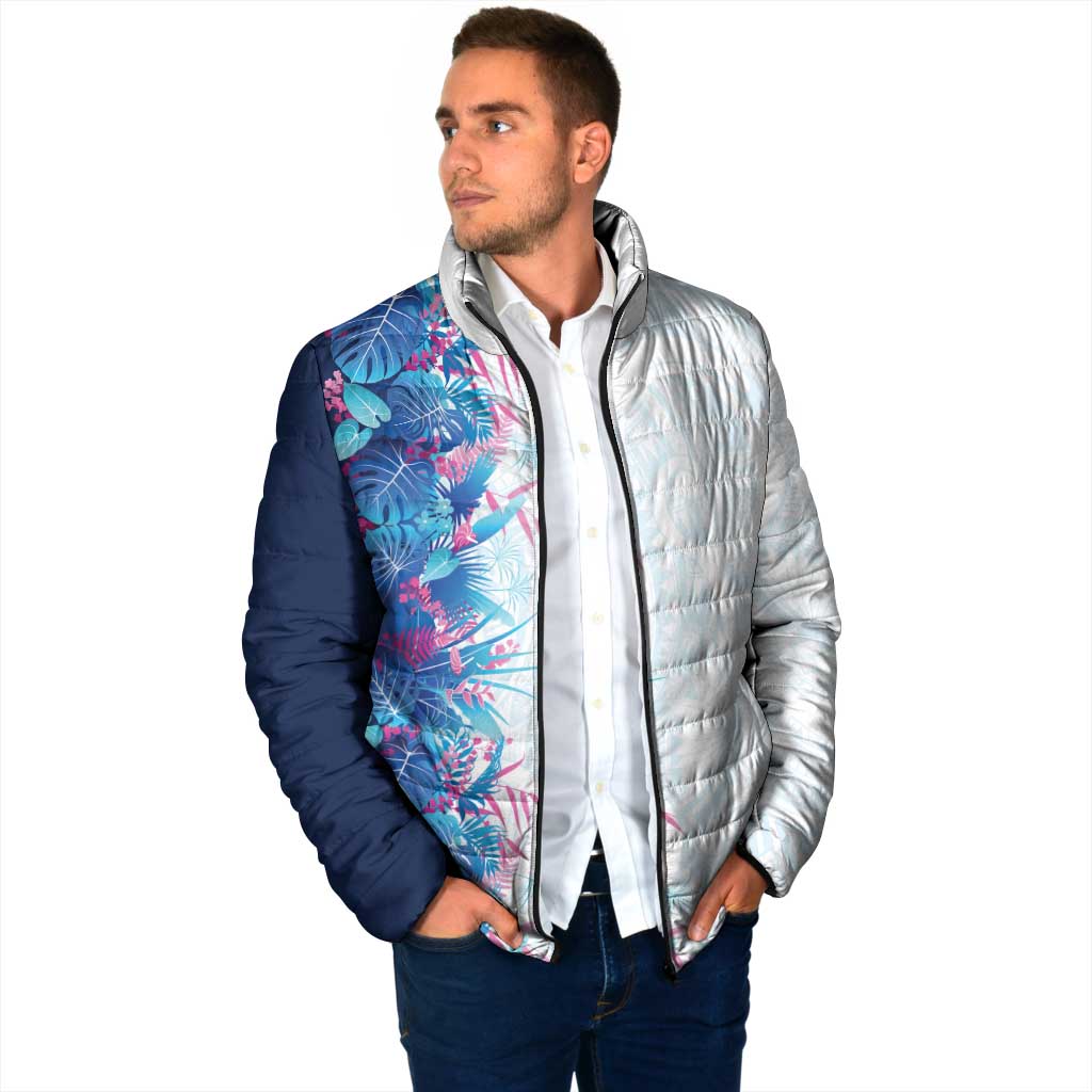Hawaii Tropical Plant UliUli Padded Jacket Vibrant Polynesian Pattern LT01 - Polynesian Pride