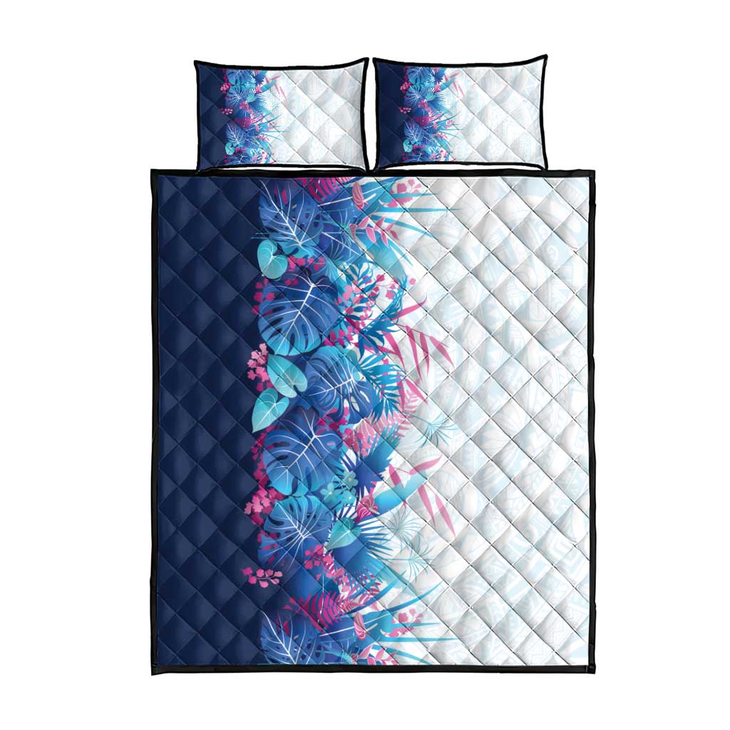 Hawaii Tropical Plant UliUli Quilt Bed Set Vibrant Polynesian Pattern LT01 - Polynesian Pride