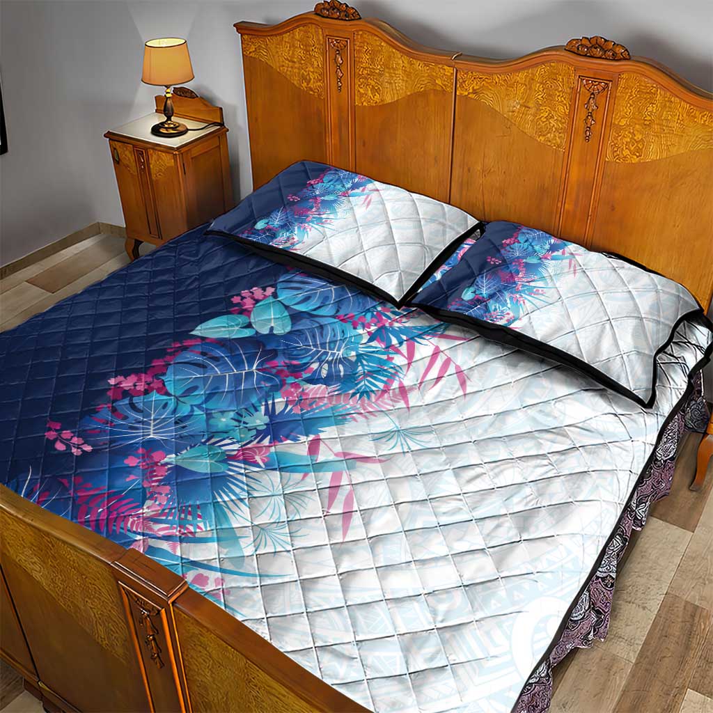 Hawaii Tropical Plant UliUli Quilt Bed Set Vibrant Polynesian Pattern LT01 - Polynesian Pride