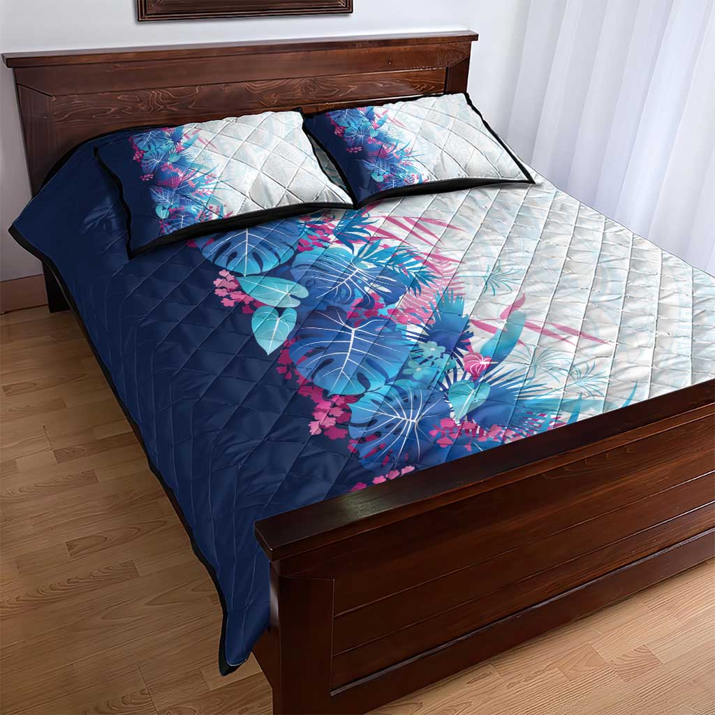 Hawaii Tropical Plant UliUli Quilt Bed Set Vibrant Polynesian Pattern LT01 - Polynesian Pride