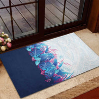 Hawaii Tropical Plant UliUli Rubber Doormat Vibrant Polynesian Pattern LT01 - Polynesian Pride