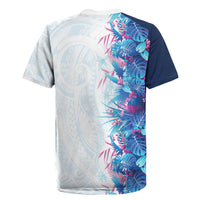 Hawaii Tropical Plant UliUli Rugby Jersey Vibrant Polynesian Pattern LT01 - Polynesian Pride