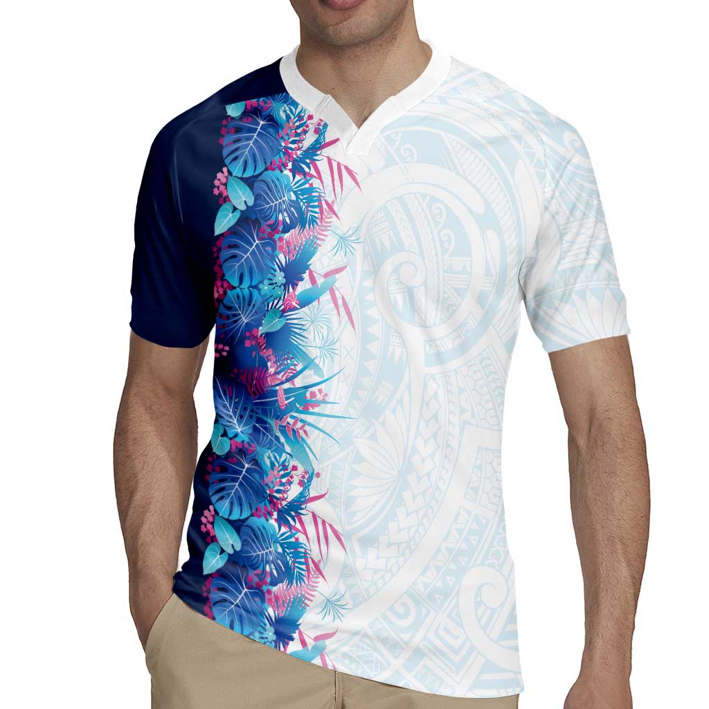 Hawaii Tropical Plant UliUli Rugby Jersey Vibrant Polynesian Pattern LT01 - Polynesian Pride