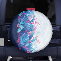 Hawaii Tropical Plant UliUli Spare Tire Cover Vibrant Polynesian Pattern LT01 No hole Blue - Polynesian Pride