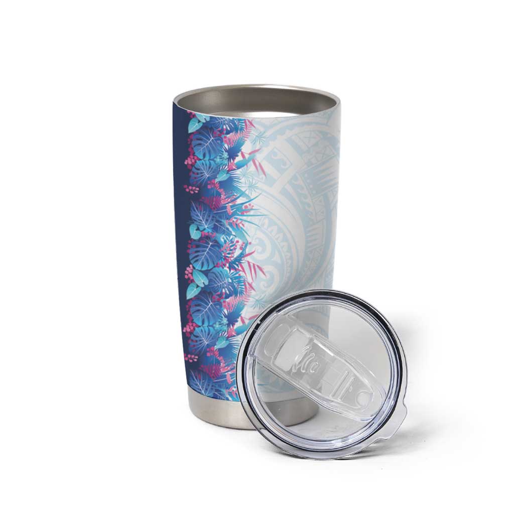 Hawaii Tropical Plant UliUli Tumbler Cup Vibrant Polynesian Pattern LT01 - Polynesian Pride