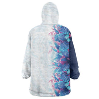 Hawaii Tropical Plant UliUli Wearable Blanket Hoodie Vibrant Polynesian Pattern LT01 - Polynesian Pride