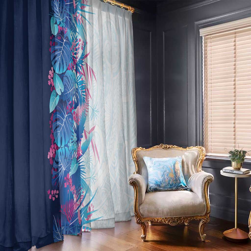 Hawaii Tropical Plant UliUli Window Curtain Vibrant Polynesian Pattern LT01 - Polynesian Pride