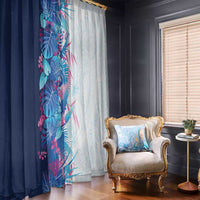 Hawaii Tropical Plant UliUli Window Curtain Vibrant Polynesian Pattern LT01 - Polynesian Pride
