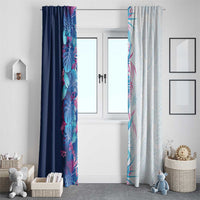 Hawaii Tropical Plant UliUli Window Curtain Vibrant Polynesian Pattern LT01 - Polynesian Pride
