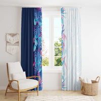 Hawaii Tropical Plant UliUli Window Curtain Vibrant Polynesian Pattern LT01 - Polynesian Pride