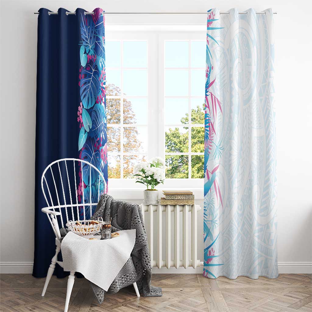 Hawaii Tropical Plant UliUli Window Curtain Vibrant Polynesian Pattern LT01 - Polynesian Pride