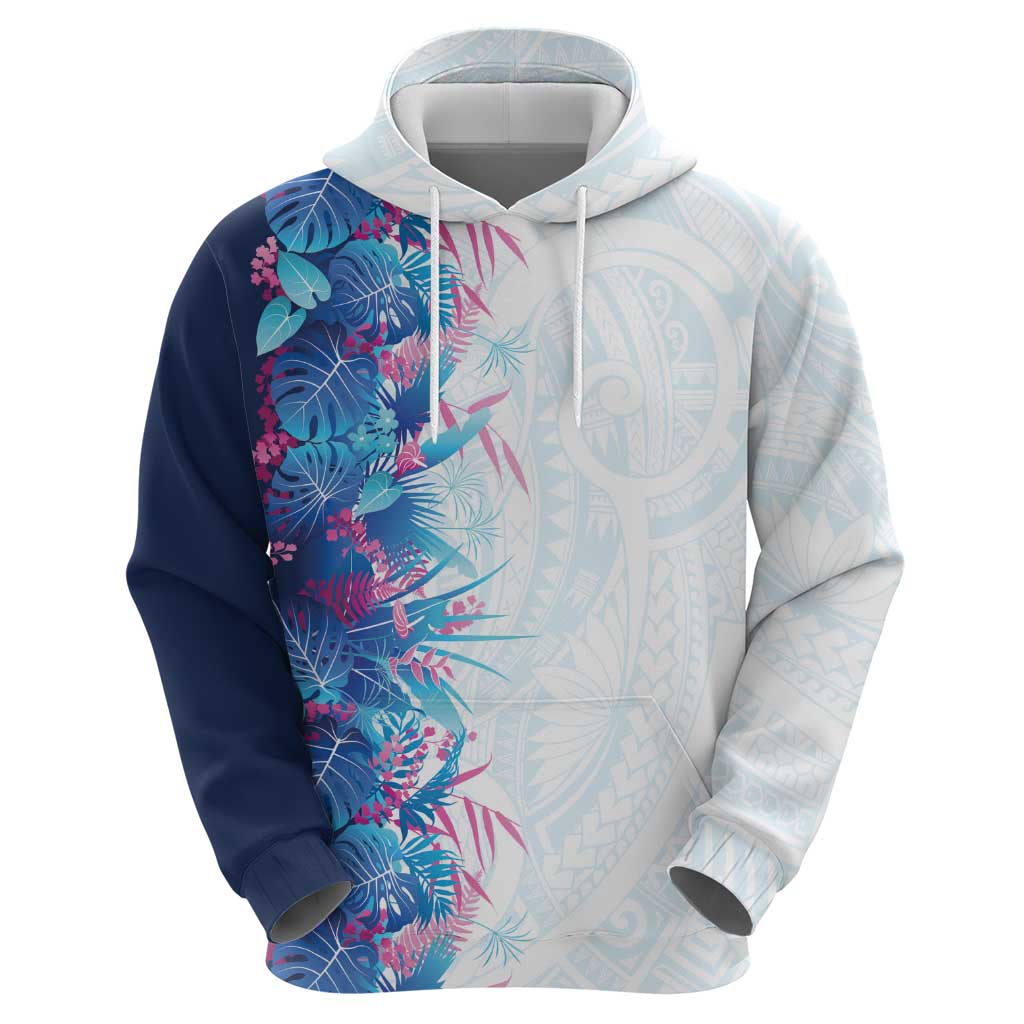Hawaii Tropical Plant UliUli Zip Hoodie Vibrant Polynesian Pattern
