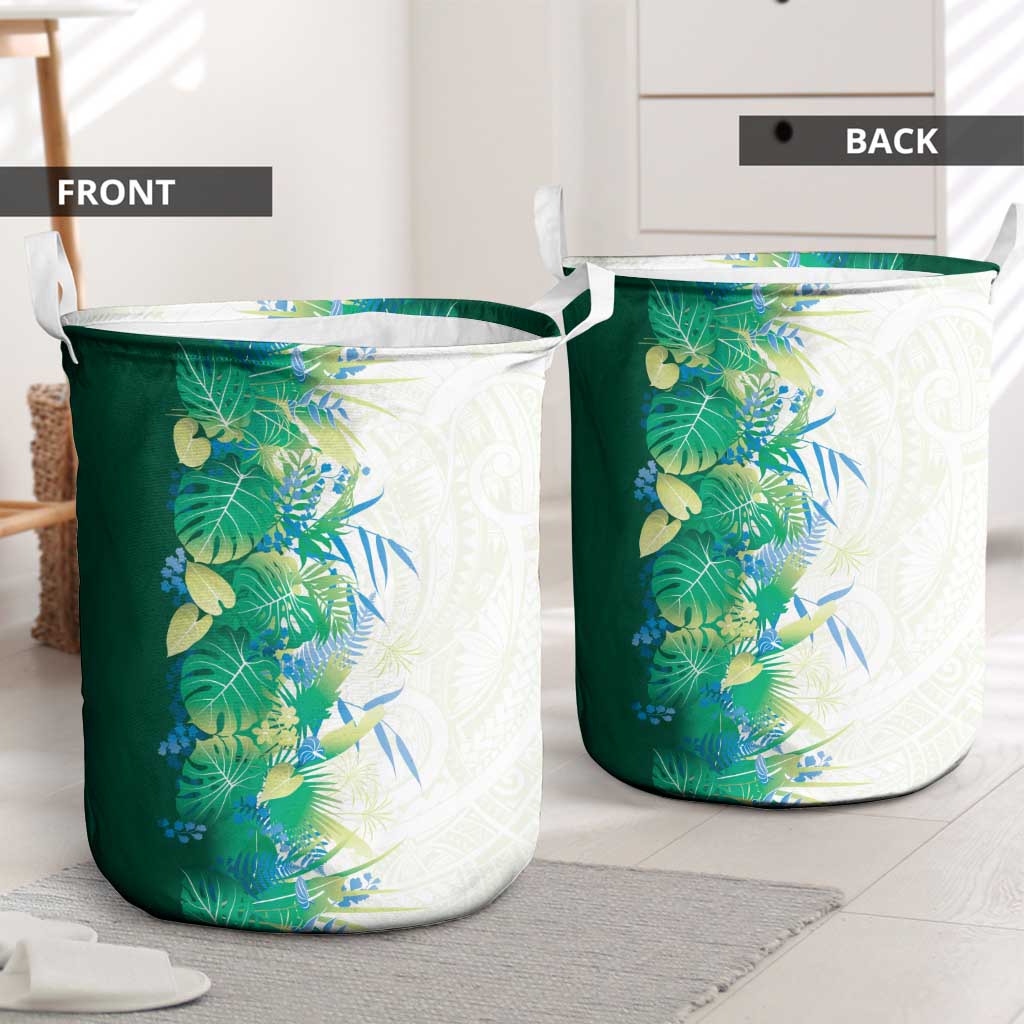 Hawaii Tropical Plant Omaomao Laundry Basket Vibrant Polynesian Pattern LT01 - Polynesian Pride