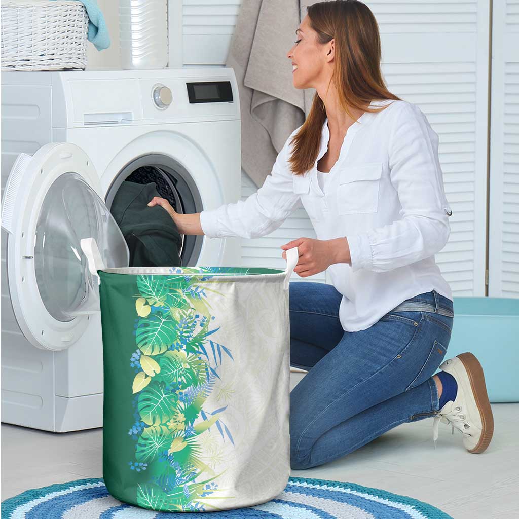 Hawaii Tropical Plant Omaomao Laundry Basket Vibrant Polynesian Pattern LT01 - Polynesian Pride