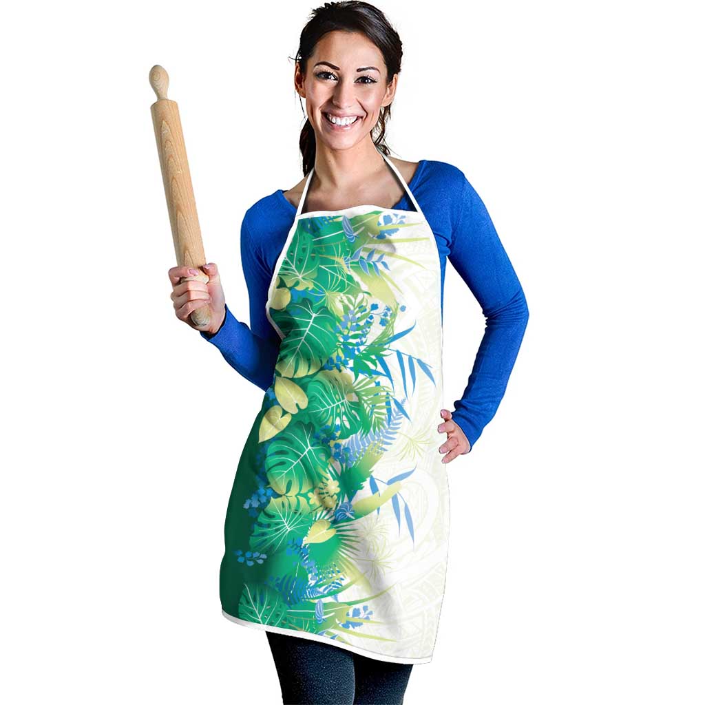 Hawaii Tropical Plant Omaomao Apron Vibrant Polynesian Pattern LT01 - Polynesian Pride