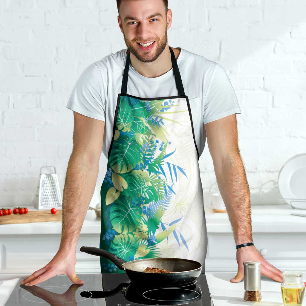 Hawaii Tropical Plant Omaomao Apron Vibrant Polynesian Pattern LT01 - Polynesian Pride