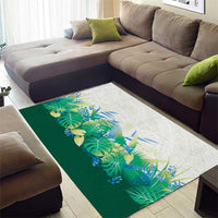 Hawaii Tropical Plant Omaomao Area Rug Vibrant Polynesian Pattern LT01 - Polynesian Pride