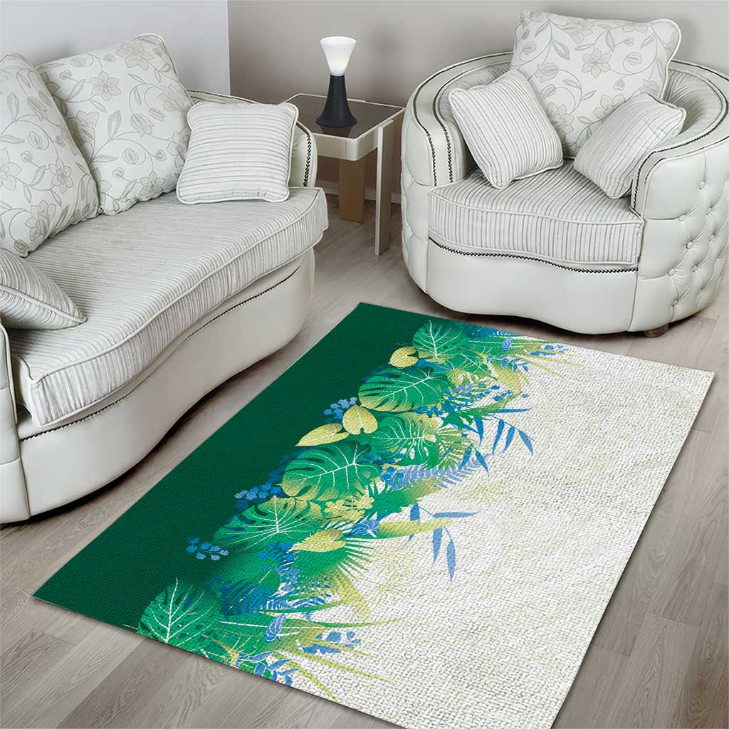 Hawaii Tropical Plant Omaomao Area Rug Vibrant Polynesian Pattern LT01 - Polynesian Pride