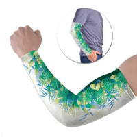 Hawaii Tropical Plant Omaomao Arm Sleeves Vibrant Polynesian Pattern LT01 Set of 2 Green - Polynesian Pride