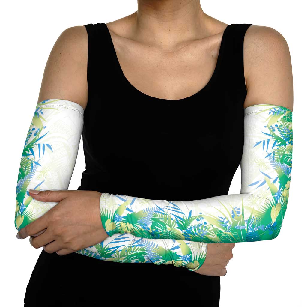 Hawaii Tropical Plant Omaomao Arm Sleeves Vibrant Polynesian Pattern LT01 - Polynesian Pride
