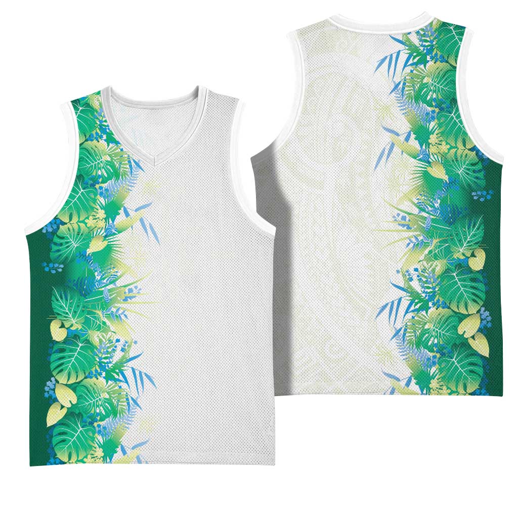 Hawaii Tropical Plant Omaomao Basketball Jersey Vibrant Polynesian Pattern LT01 - Polynesian Pride