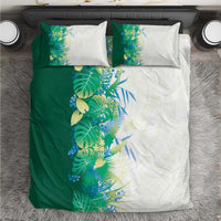 Hawaii Tropical Plant Omaomao Bedding Set Vibrant Polynesian Pattern LT01 Green - Polynesian Pride