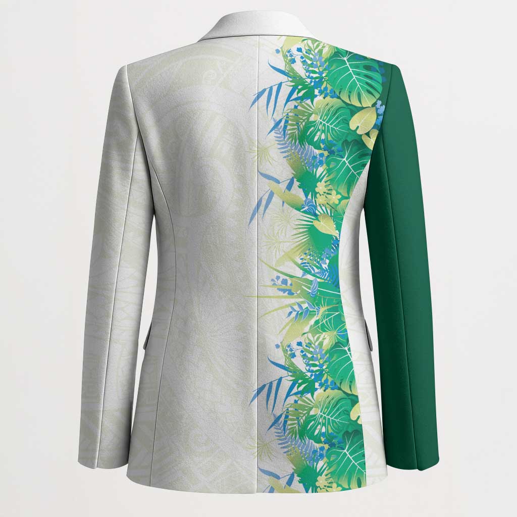 Hawaii Tropical Plant Omaomao Blazer Vibrant Polynesian Pattern LT01 - Polynesian Pride