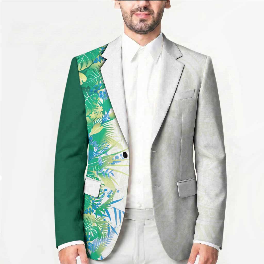 Hawaii Tropical Plant Omaomao Blazer Vibrant Polynesian Pattern LT01 - Polynesian Pride