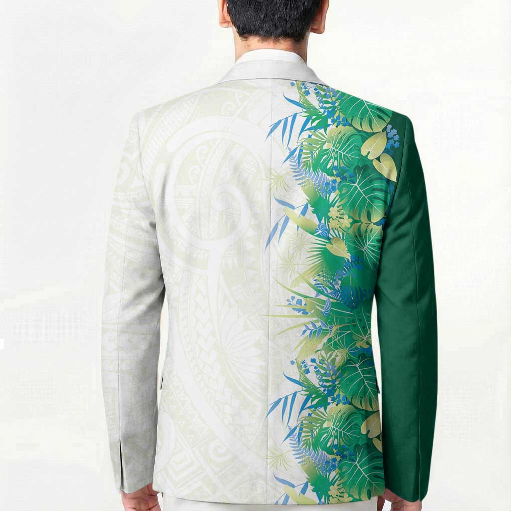 Hawaii Tropical Plant Omaomao Blazer Vibrant Polynesian Pattern LT01 - Polynesian Pride