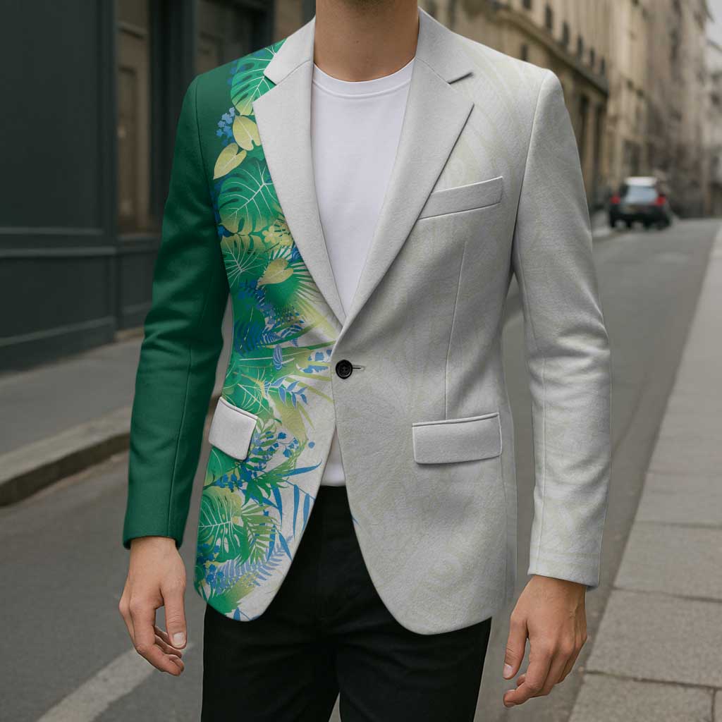 Hawaii Tropical Plant Omaomao Blazer Vibrant Polynesian Pattern LT01 - Polynesian Pride