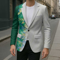 Hawaii Tropical Plant Omaomao Blazer Vibrant Polynesian Pattern LT01 - Polynesian Pride