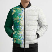 Hawaii Tropical Plant Omaomao Bomber Puffer Jacket Vibrant Polynesian Pattern LT01 - Polynesian Pride