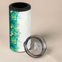 Hawaii Tropical Plant Omaomao 4 in 1 Can Cooler Tumbler Vibrant Polynesian Pattern LT01 - Polynesian Pride