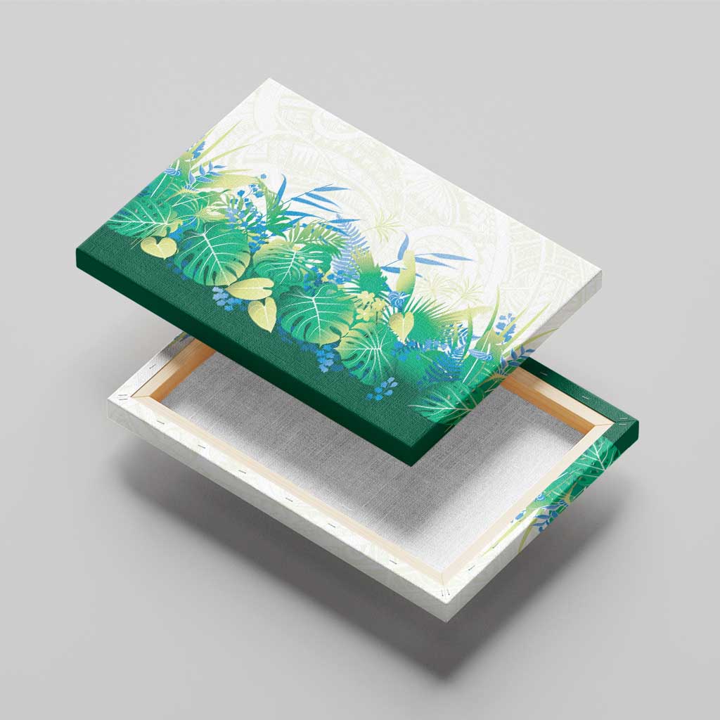 Hawaii Tropical Plant Omaomao Canvas Wall Art Vibrant Polynesian Pattern LT01 - Polynesian Pride