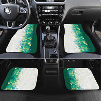 Hawaii Tropical Plant Omaomao Car Mats Vibrant Polynesian Pattern LT01 Set 4pcs Green - Polynesian Pride