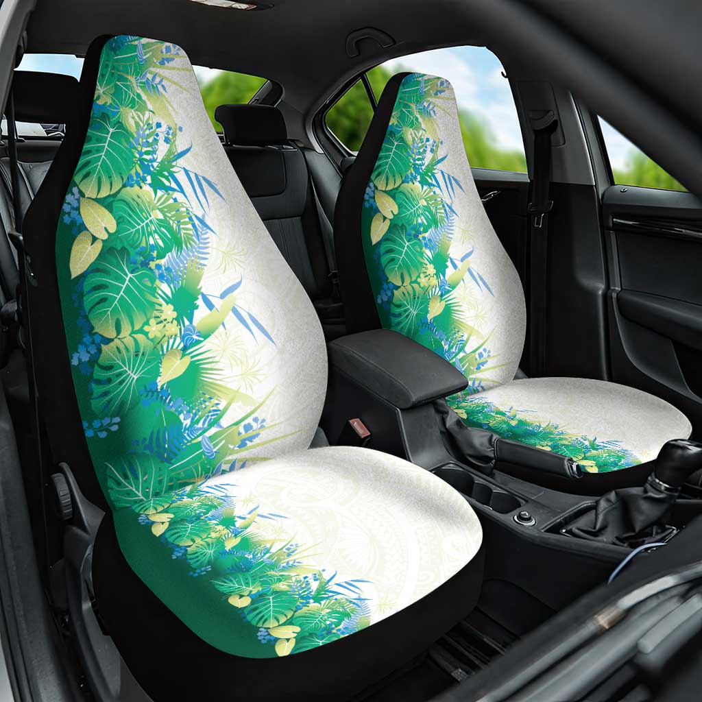Hawaii Tropical Plant Omaomao Car Seat Cover Vibrant Polynesian Pattern LT01 One Size Green - Polynesian Pride