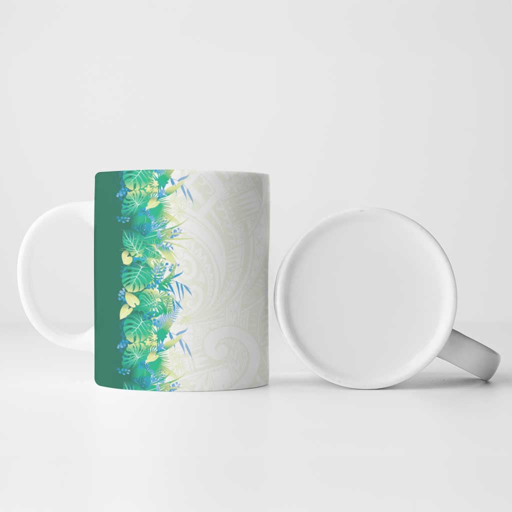 Hawaii Tropical Plant Omaomao Ceramic Mug Vibrant Polynesian Pattern LT01 - Polynesian Pride